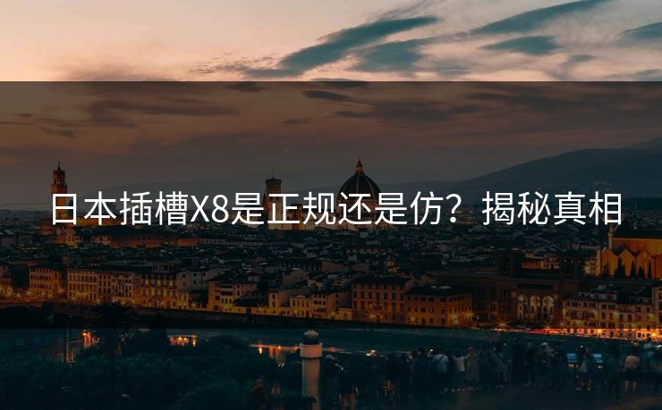 日本插槽X8是正规还是仿？揭秘真相
